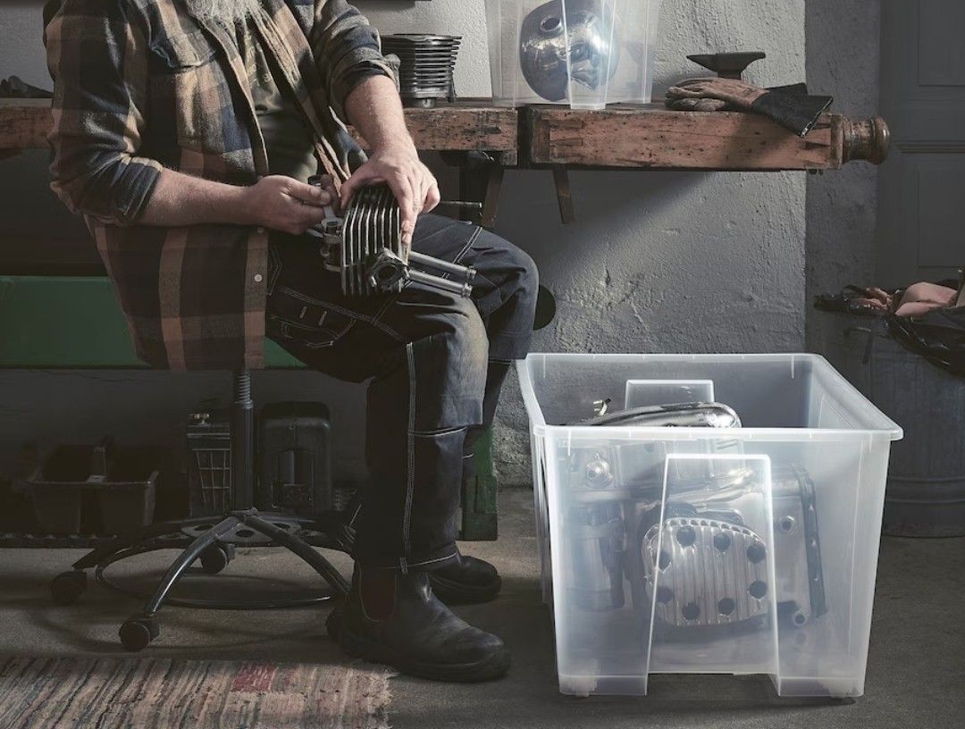 3x IKEA Samla biggest box, Furniture & Home Living, Home Improvement