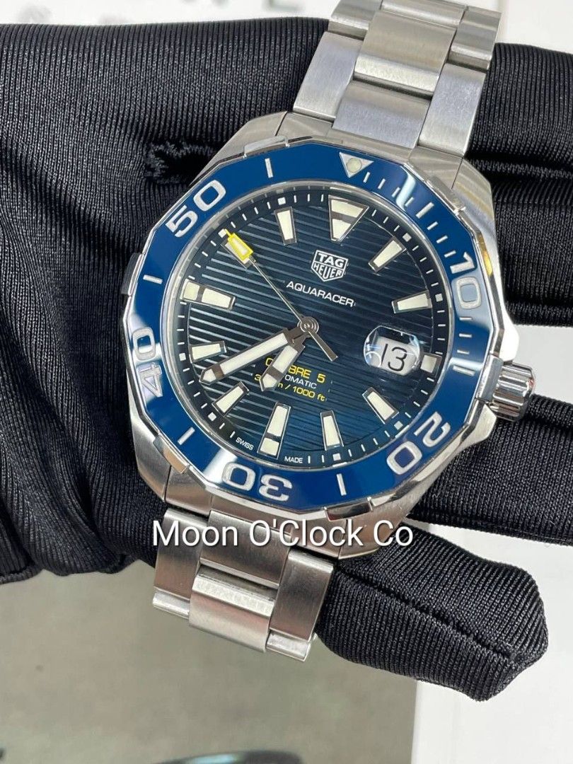 Tag heuer hot sale aquaracer 43mm automatic
