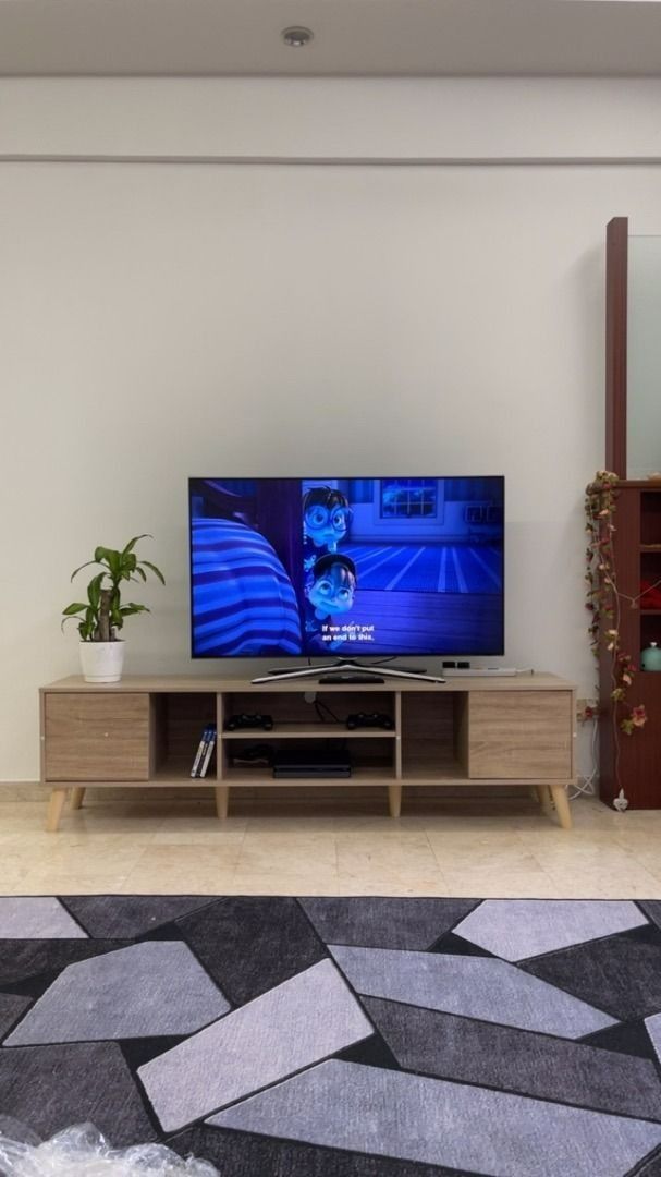 6 FT TV Console (4 Colours), Furniture & Home Living, Furniture