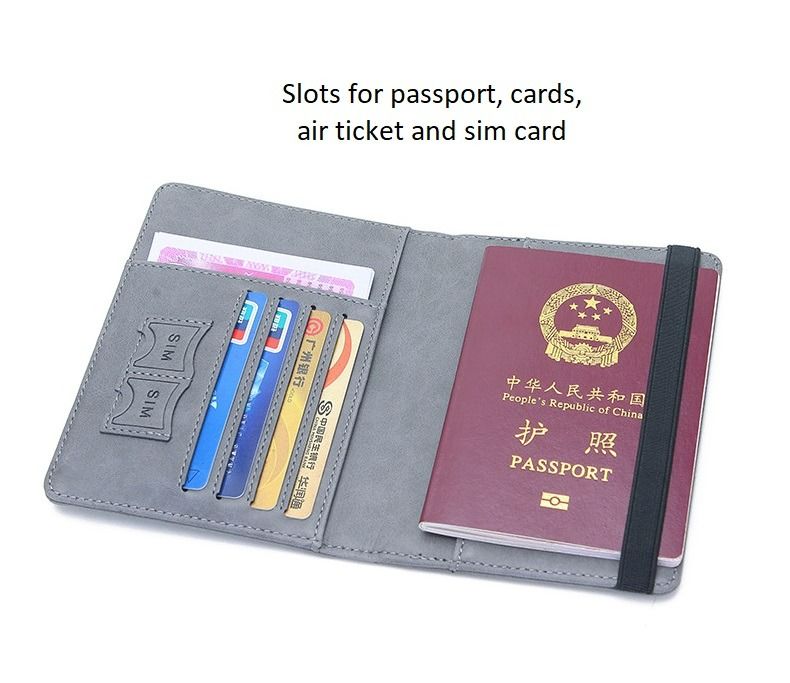 Boxiki Travel RFID Blocking Sleeves, Set with Color Coding | Identity Theft  Prevention RFID Blocking Envelopes and Passport Covers