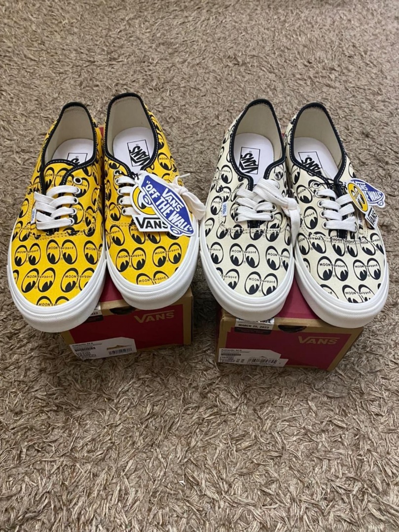 全新公司貨正品vans x mooneyes 44DX authentic us 10.5 聯名鞋款