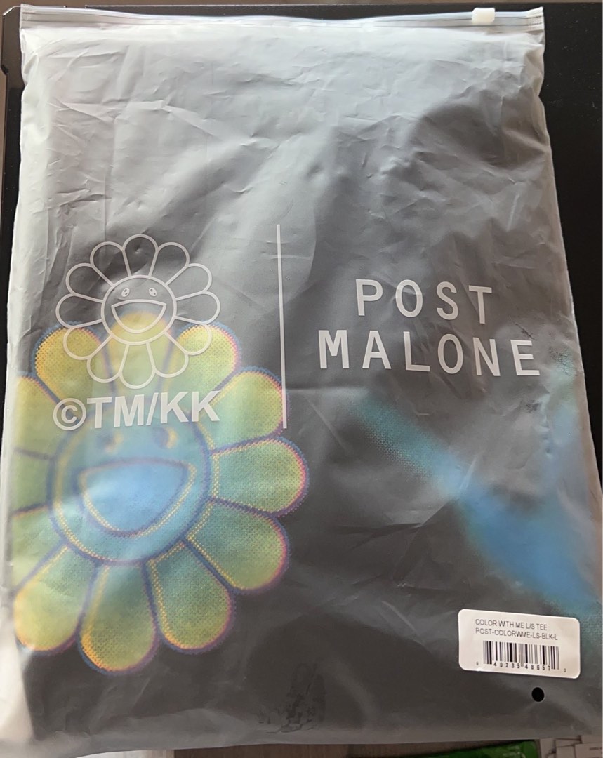 全新村上隆x Post Malone 長袖衫(大碼）Takashi Murakami Flower 花花