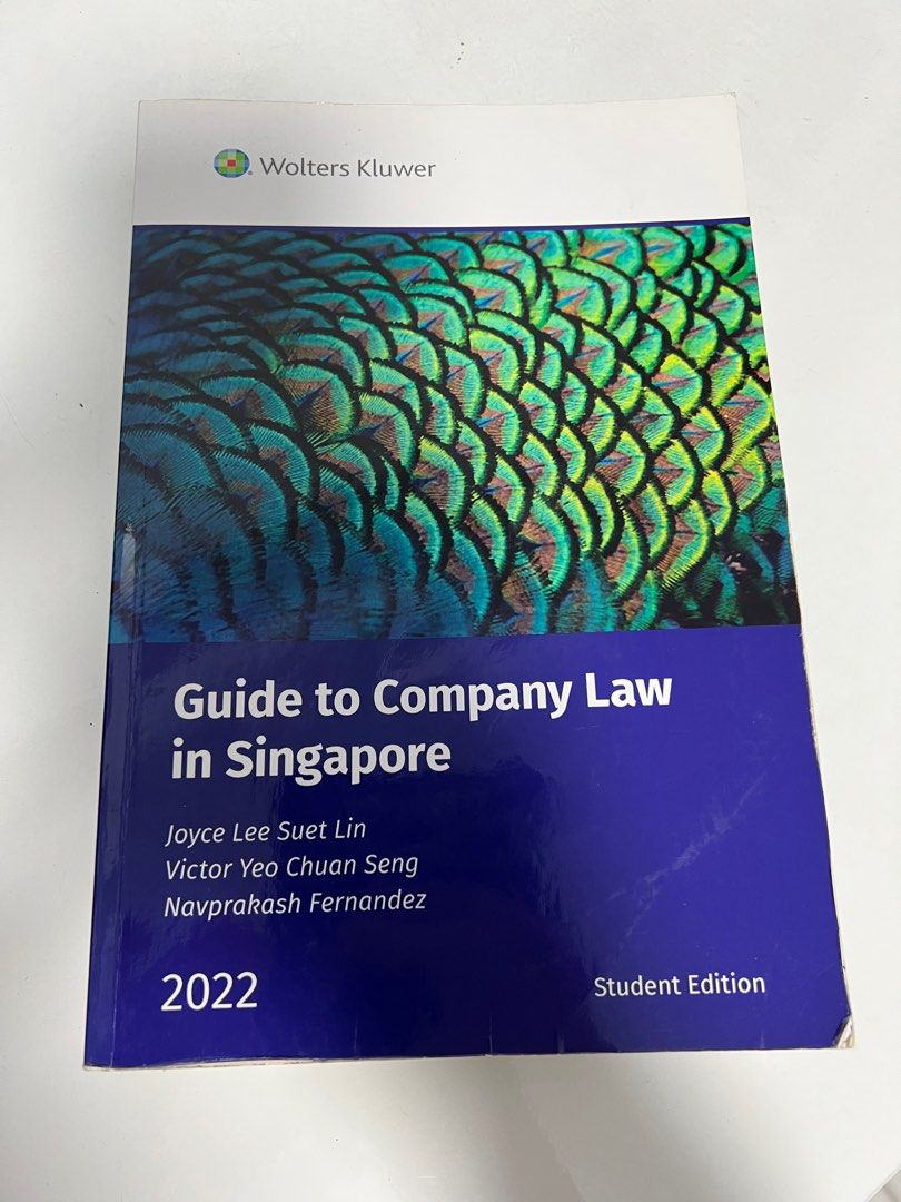 AC2302 Guide to Company Law in Singapore, Hobbies & Toys, Books