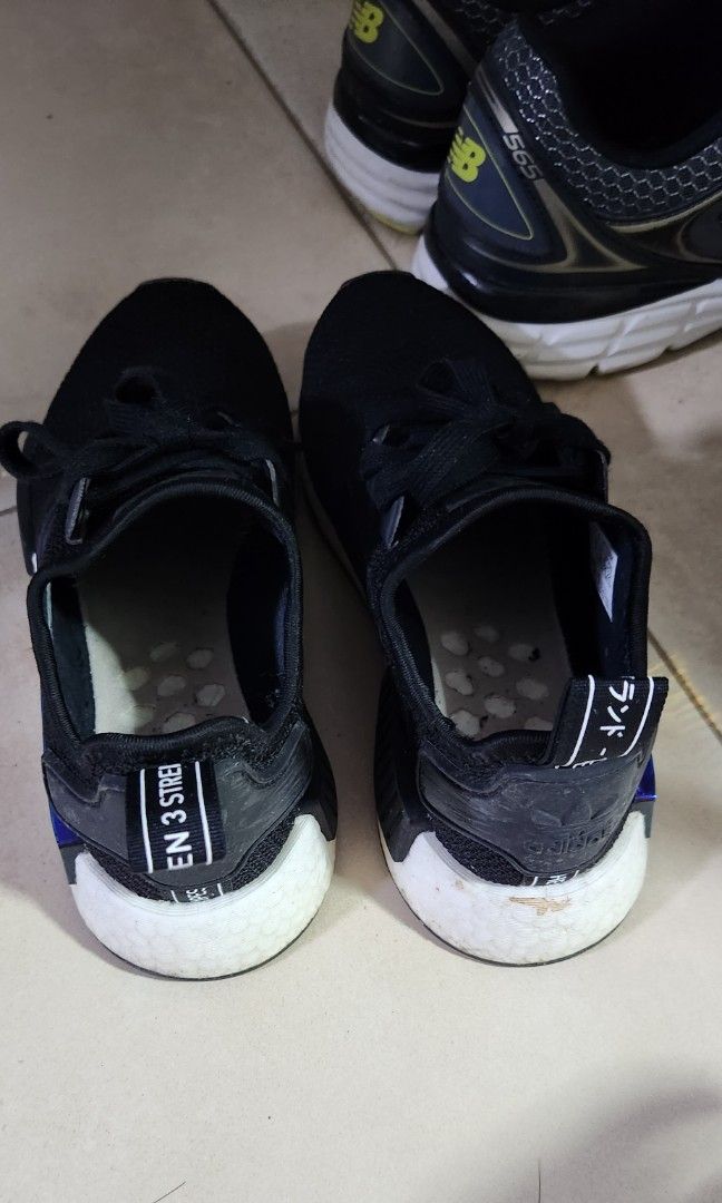 Adidas NMD Black gold white Shoe 36 US 5 UK 3.5