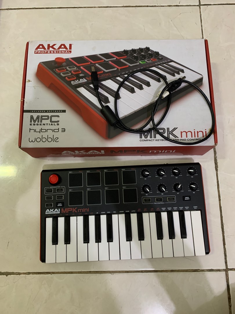 AKAI MPK MINI MIDI CONTROLLER, Musik & Media, Alat di Carousell