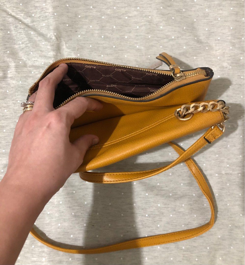 Aldo Crossbody Bag in Mustard, Women's Fashion, Bags & Wallets, Cross