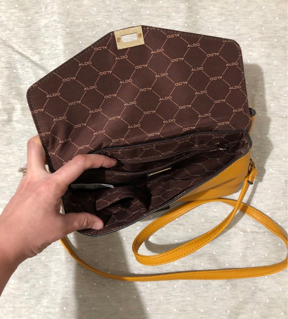 Aldo Crossbody Bag in Mustard, Women's Fashion, Bags & Wallets, Cross