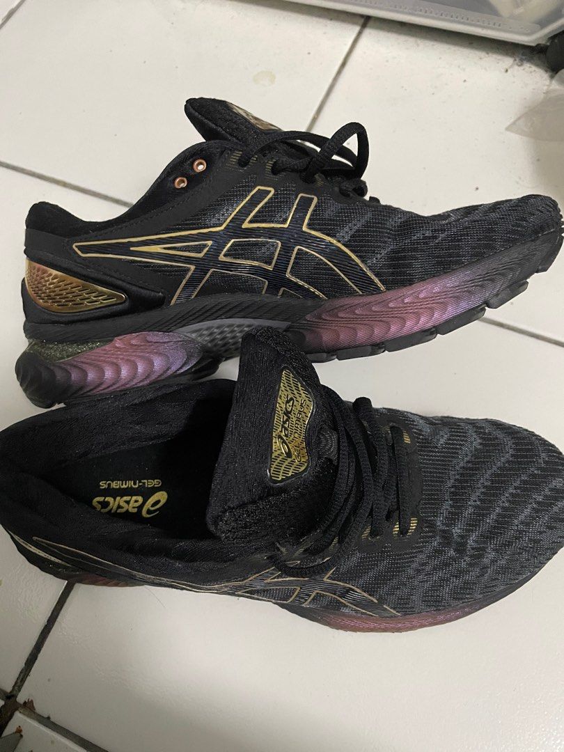 Asics gel new arrivals nimbus black gold