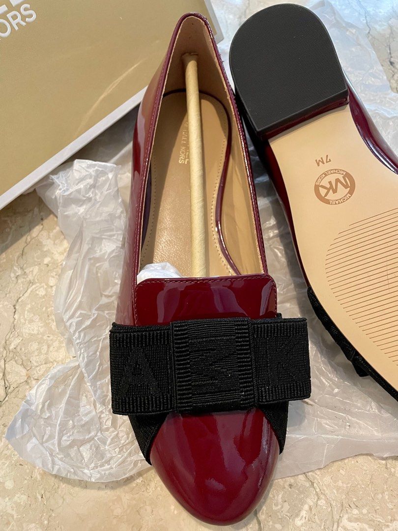 Michael kors leather flats shop