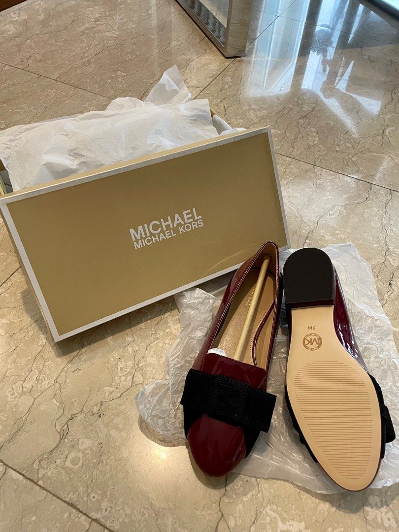 Michael kors leather flats sale