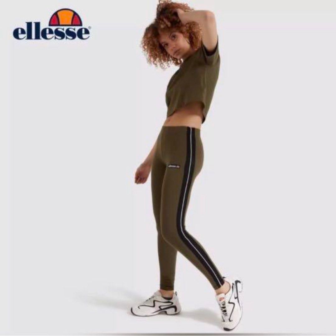 Ellesse piping panel leggings top