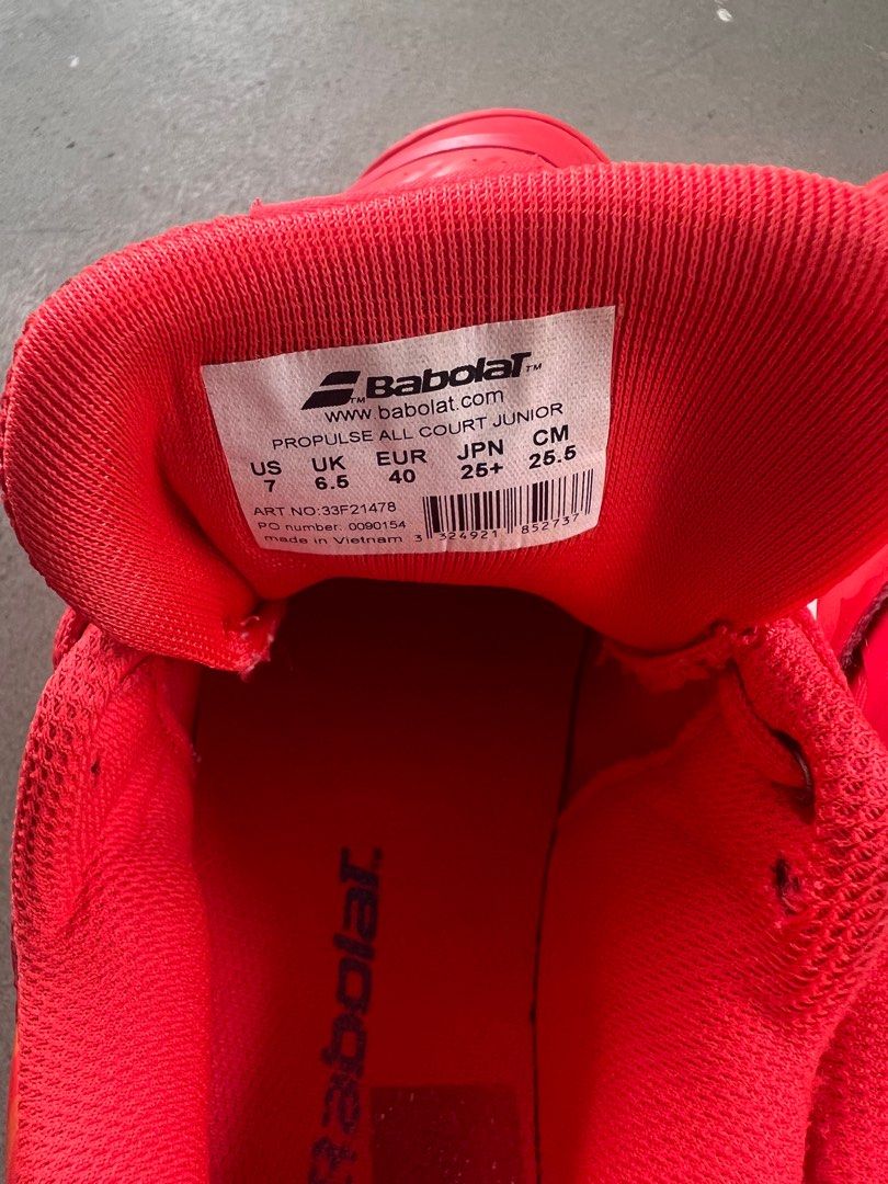 Babolat Tennis Shoes, Women's Fashion, Footwear, Sneakers on Carousell