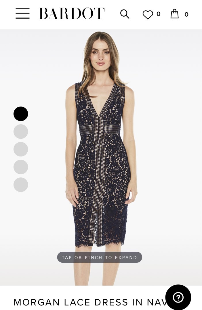 Bardot morgan lace clearance dress