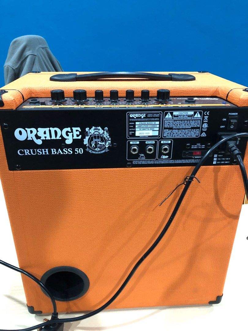 公式ショップ】【公式ショップ】Orange Amps Orange Crush Bass 50W Bass Guitar Combo Amp,  Orange その他