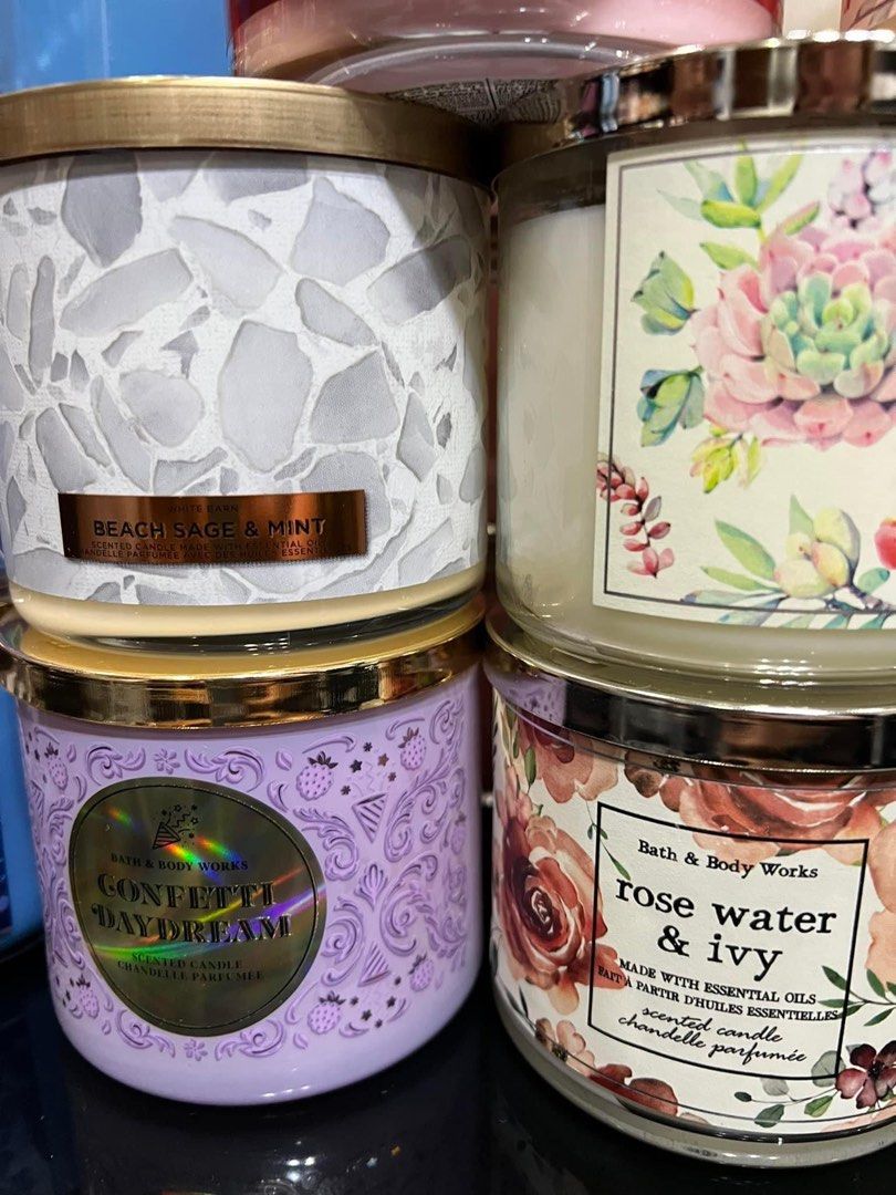 Bath & Body Works Scented Candles, Beauty & Personal Care, Fragrance