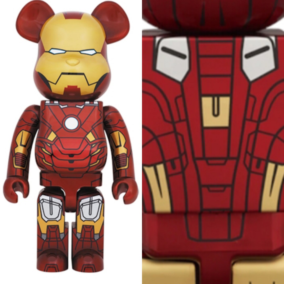Bearbrick x Marvel Iron Man Mark 85 1000% Free 購入オンライン