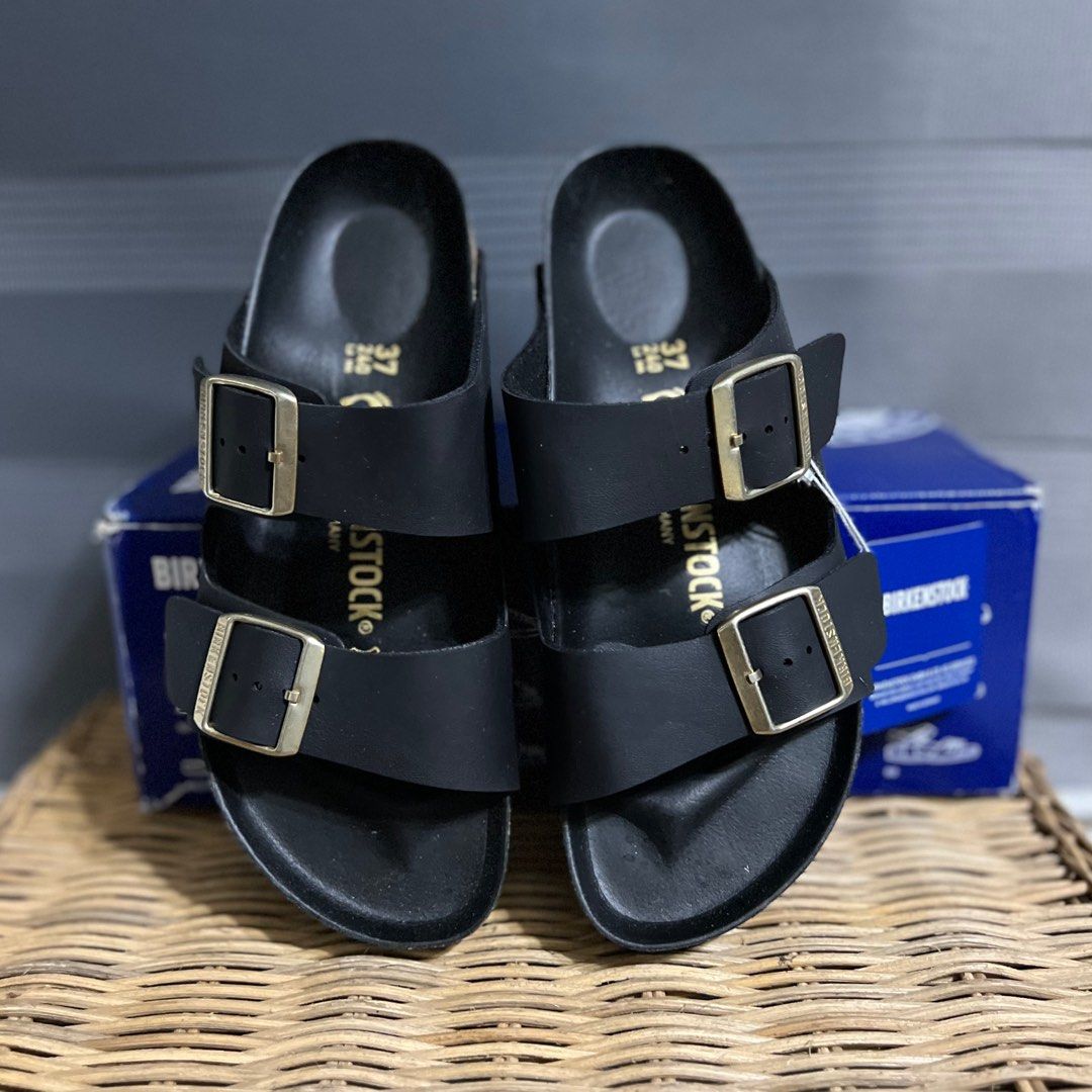 birkenstock arizona white gold buckle