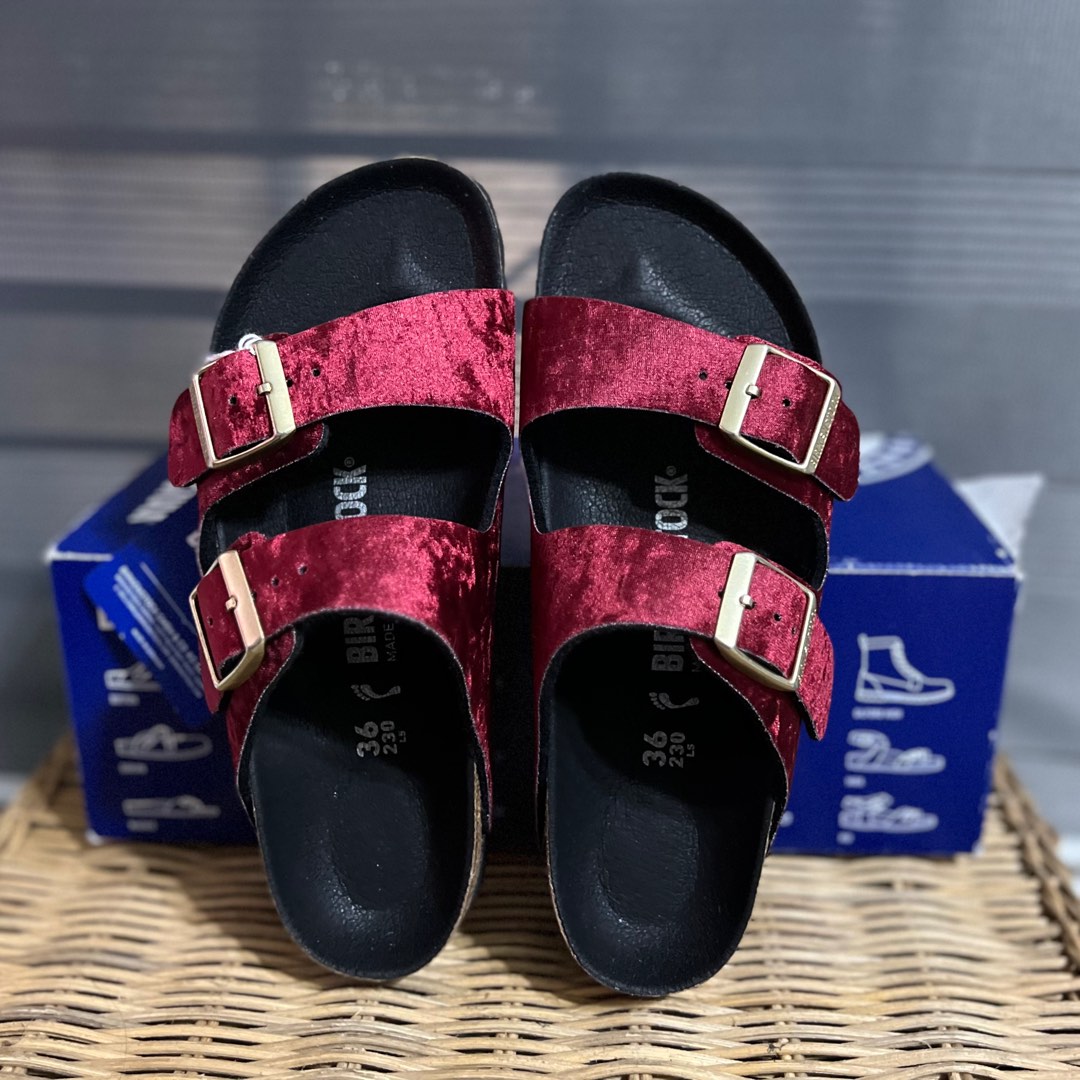 birkenstock arizona burgundy