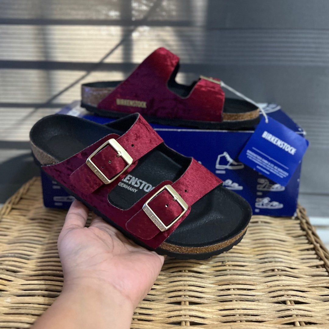 birkenstock arizona burgundy