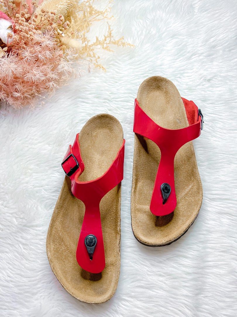 birkenstock gizeh purple
