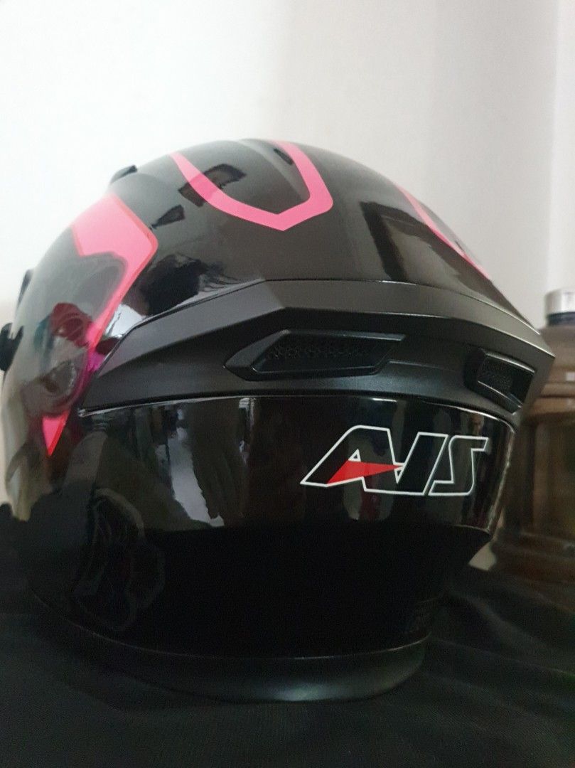 TCMT DOT Adult Full Face Motorcycle Helmet – Pink Black Butterfly, Sizes S/M/L/XL