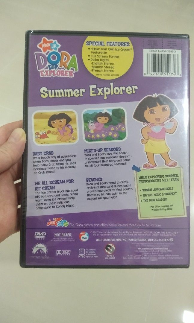Dora The Explorer : Summer Explorer on DVD Movie