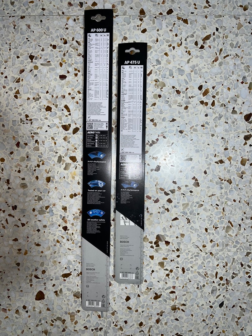 Bosch AeroTwin+ wiper blade size 24 + 19 multiple clips suitable for
