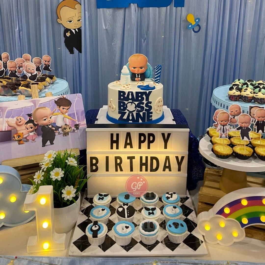 Boss Baby Theme Birthday Decor Set Up, Lifestyle Services, Event
