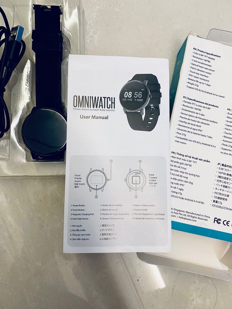 Brand new Oaxis OMNIWATCH Smart watch, Mobile Phones & Gadgets