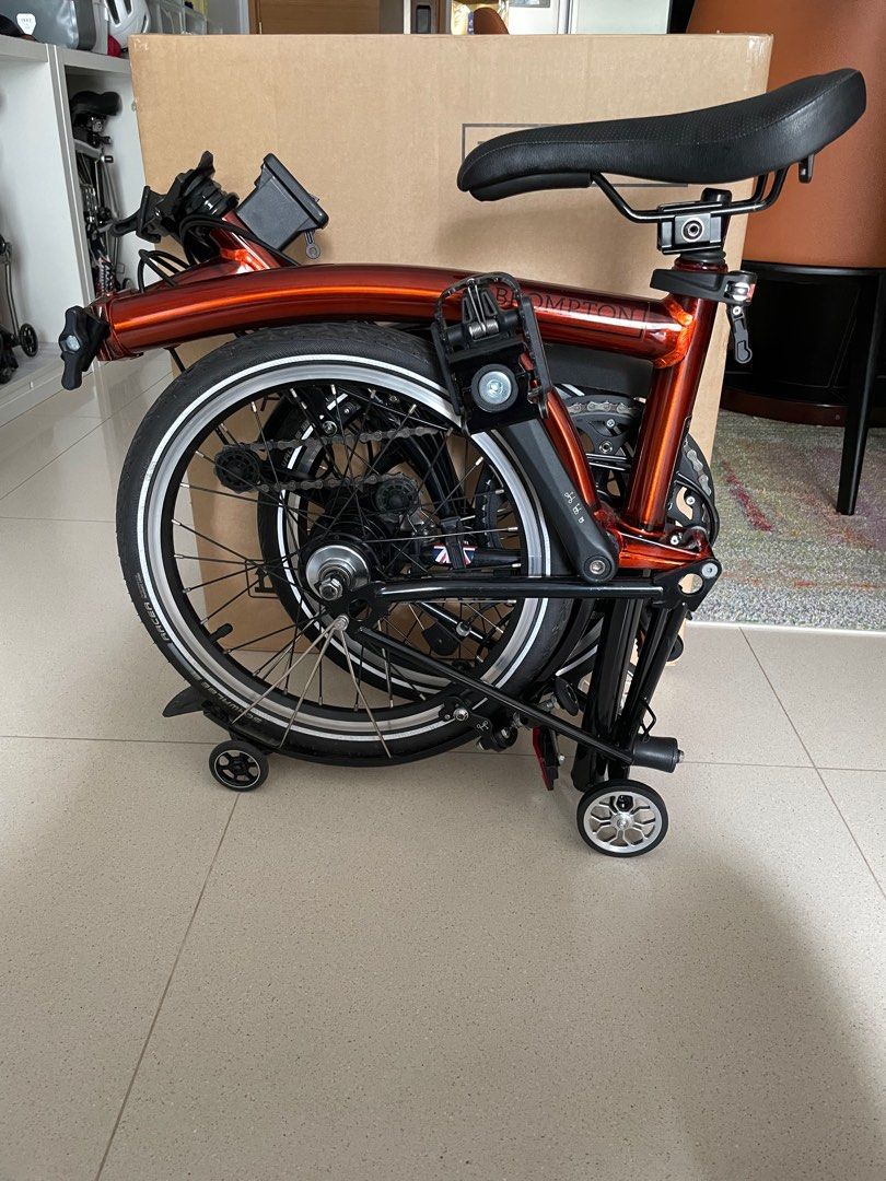 Brompton M6L Flame Lacquer Sports Equipment Bicycles Parts Bicycles on Carousell