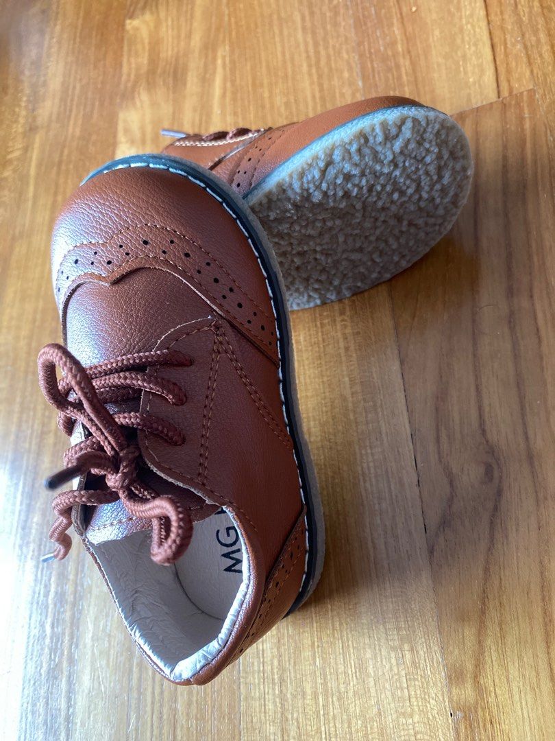 Childrens sale tan shoes