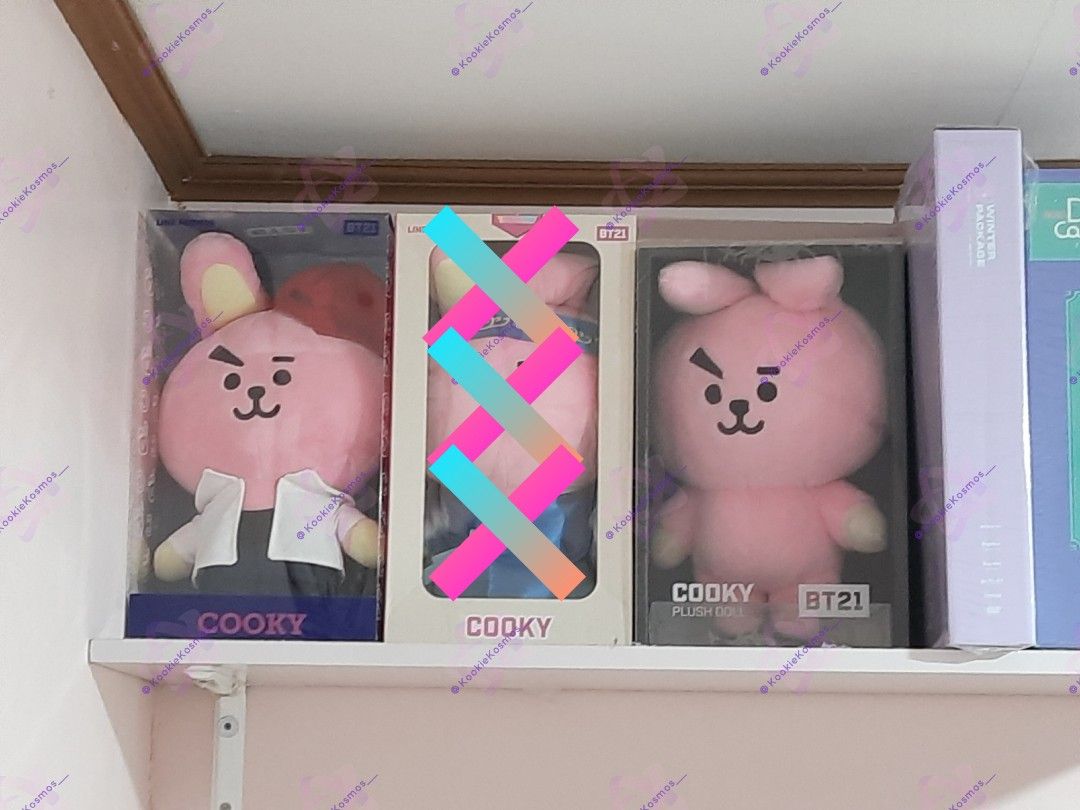BT21 COOKY PLUSH STANDING DOLLS AFTER SCHOOL MEDUIM PLUSH DOLL