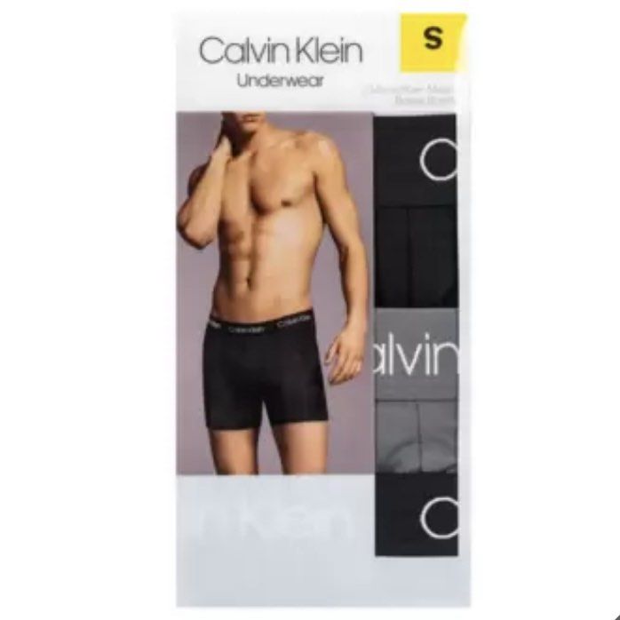 Calvin Klein Men s Pro Mesh Boxer Brief 3 Pack Back Gray Men s