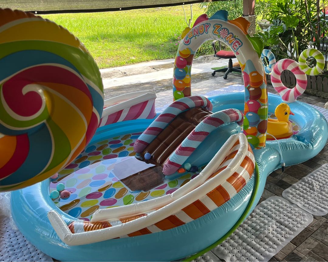 Candy zone Happy Swimming Pool, Babies & Kids, Infant Playtime on Carousell