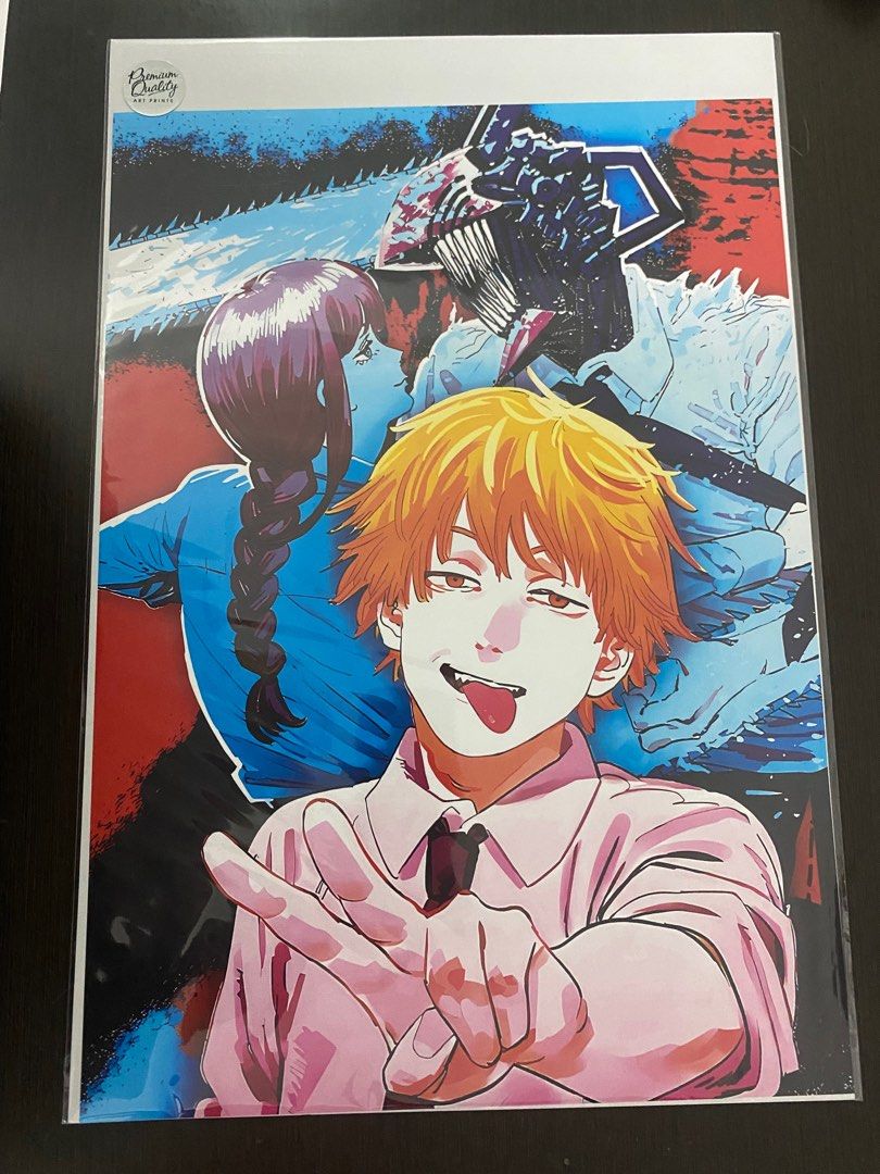 Chainsaw Man Poster, Hobbies & Toys, Collectibles & Memorabilia, Fan ...