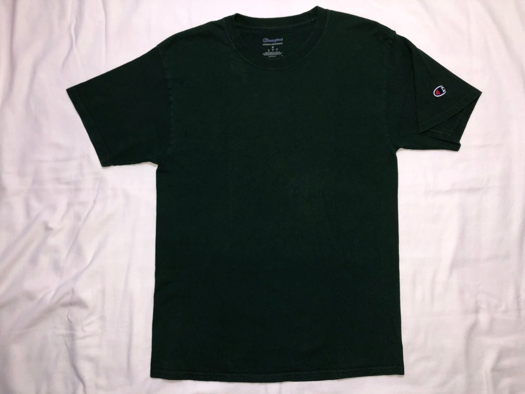 Champion Sleeve Logo (Green), Men's Fashion, Tops & Sets, Tshirts