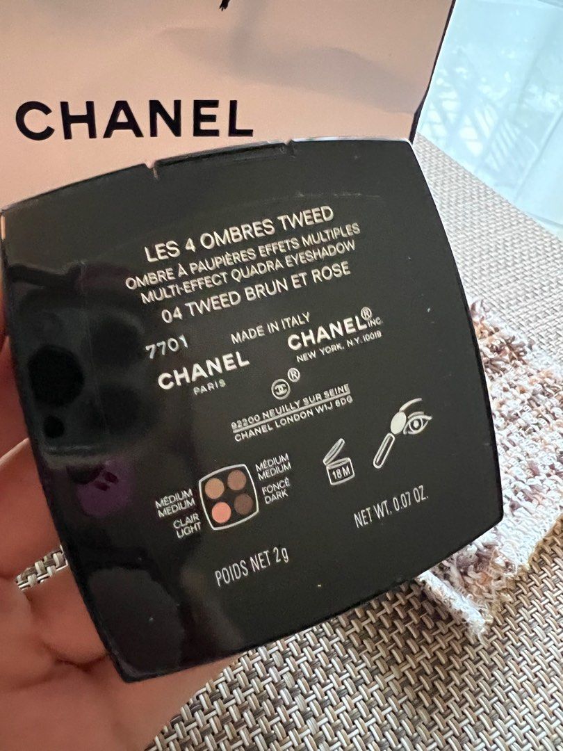 Chanel 04 rose eye shadow 限量眼影盘