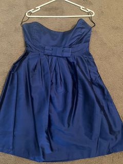 Cobalt blue Wayne Cooper strapless dress - size 3