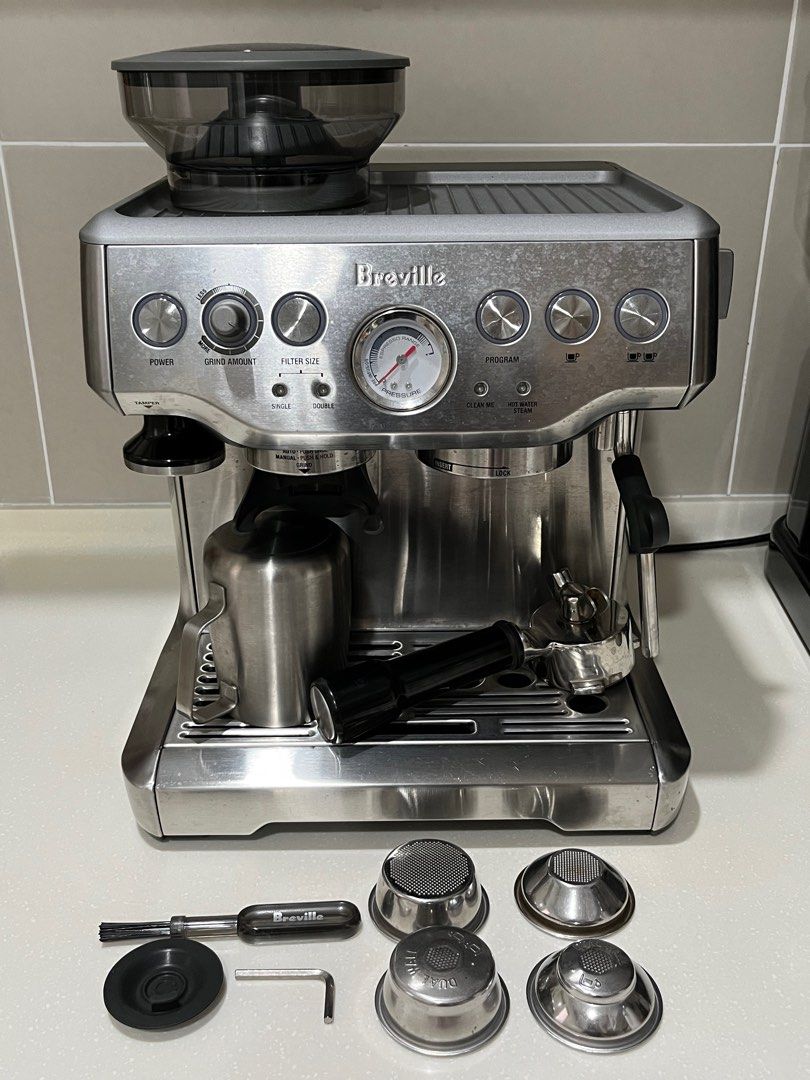 Coffee Machine Breville 870 & Raccea Grinder, TV & Home Appliances