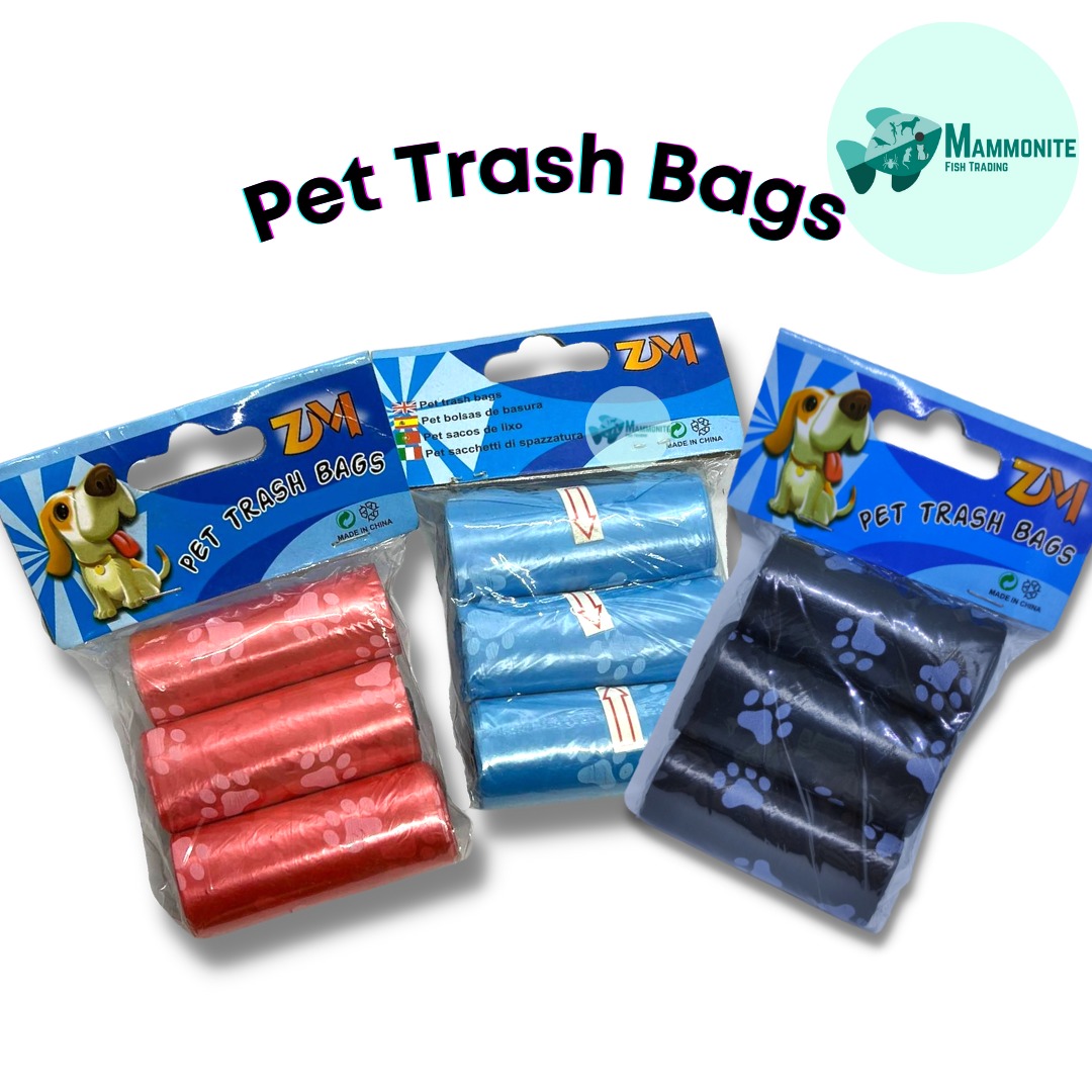 Colored Pet Trash Bag For Dog and Cat Poop Bag Pet Garbage Disposable