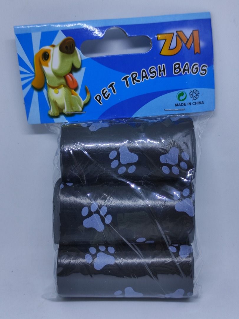 Colored Pet Trash Bag For Dog and Cat Poop Bag Pet Garbage Disposable