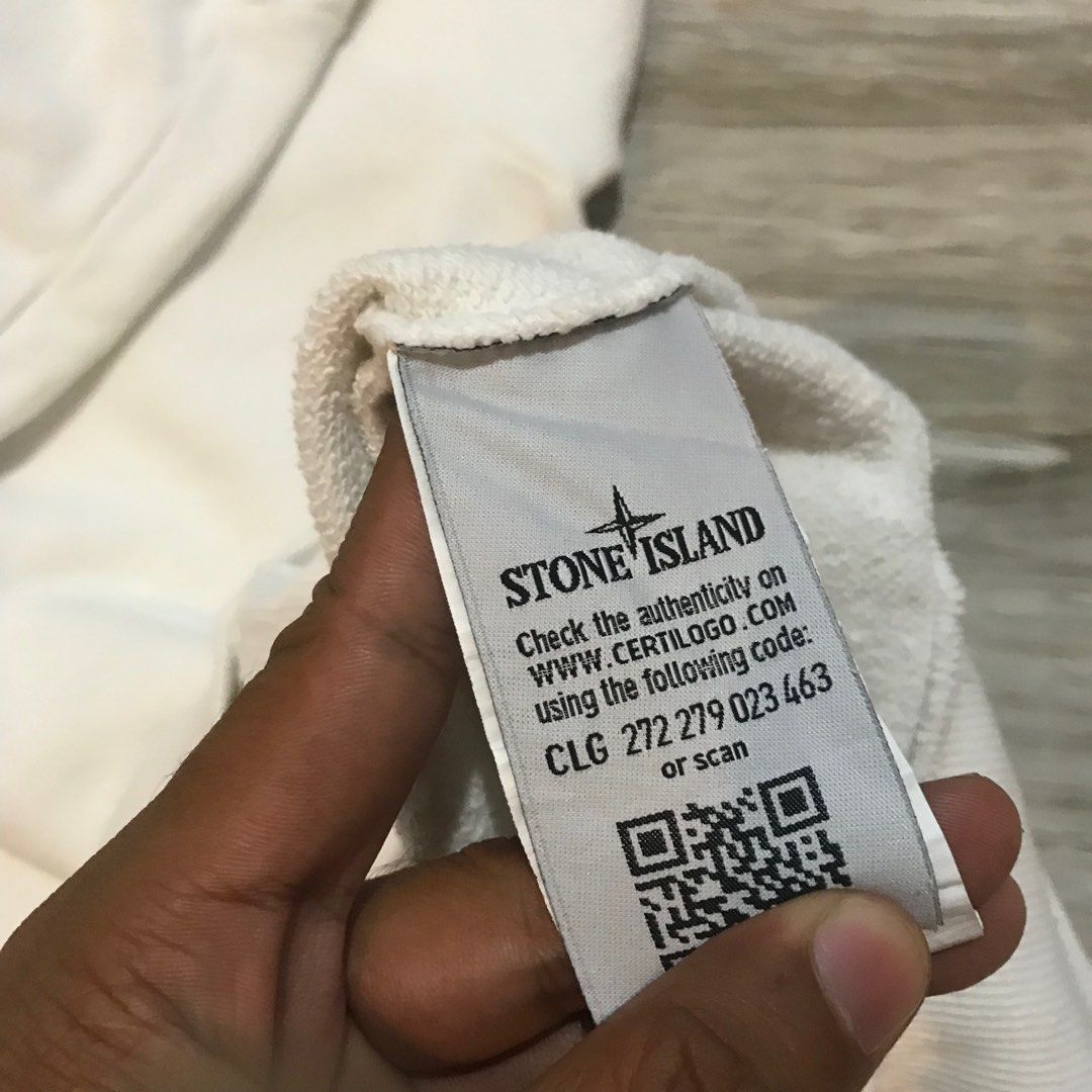 CREWNECK STONE ISLAND SECOND / CP COMPANY, Fesyen Pria, Pakaian , Atasan di Carousell