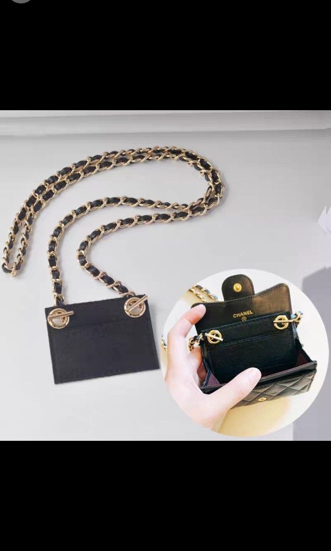 Wallet with shop crossbody strap