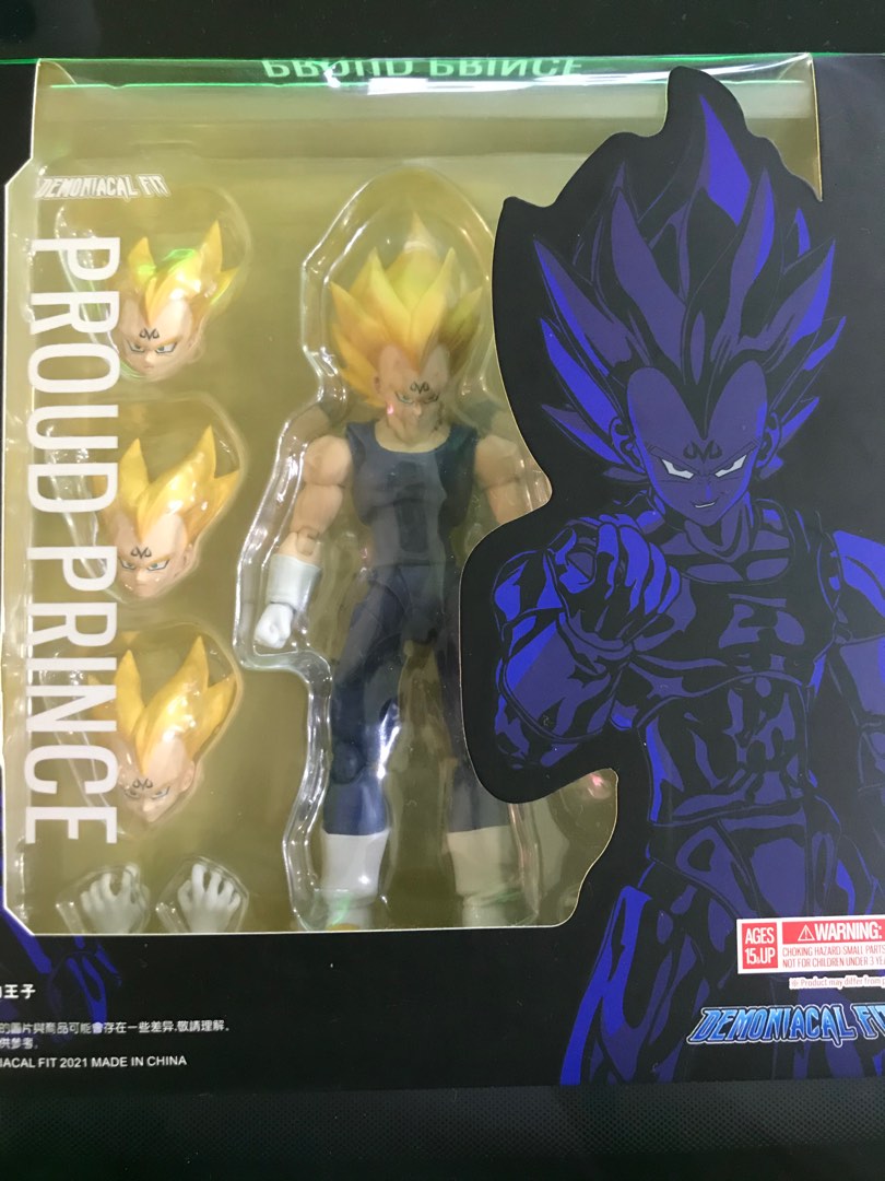 Demoniacal Fit - Proud Prince Vegeta Kaioken Goku in stock MISB stock
