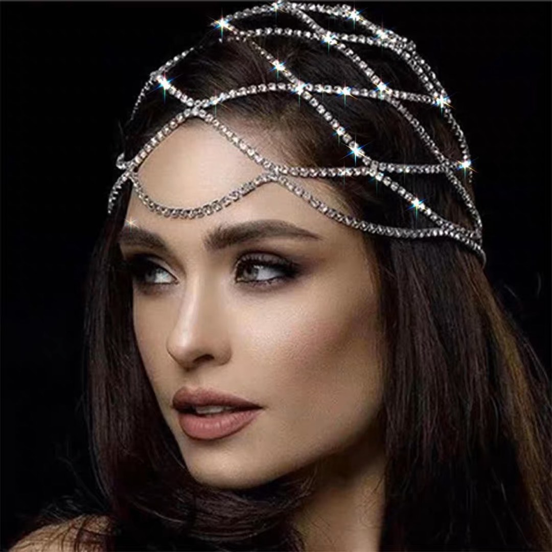Diamond hair net (chain), Women's Fashion, Jewelry & Organisers, Body  Jewelry on Carousell