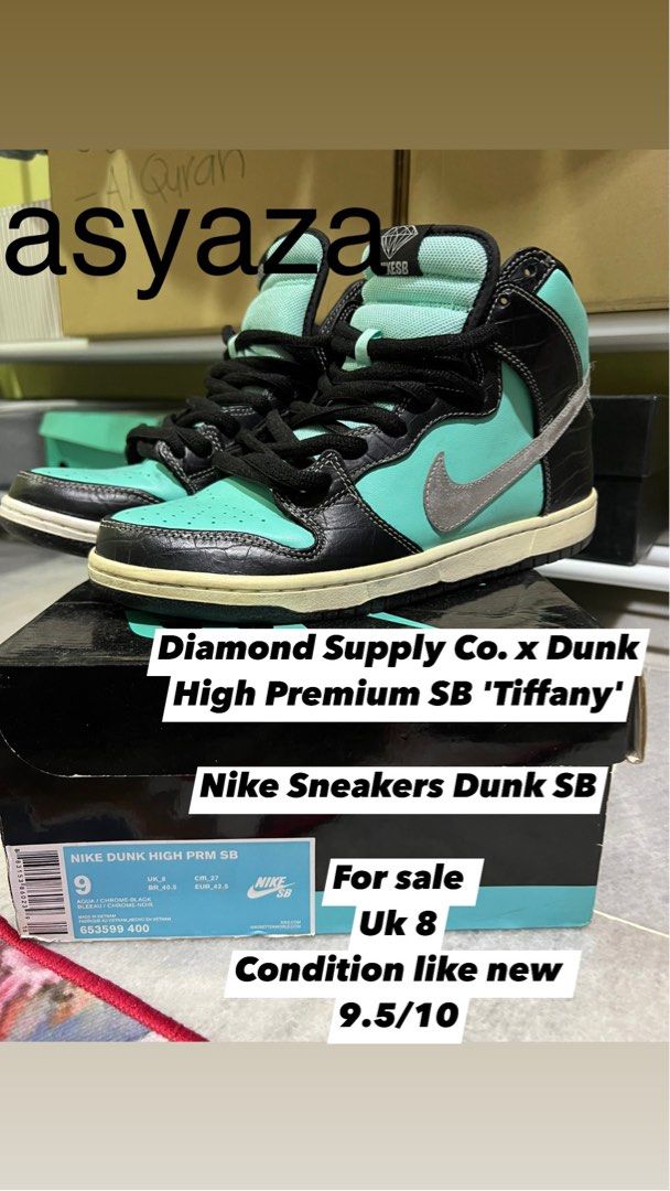 Buy Diamond Supply Co. x Dunk High Premium SB 'Tiffany' - 653599