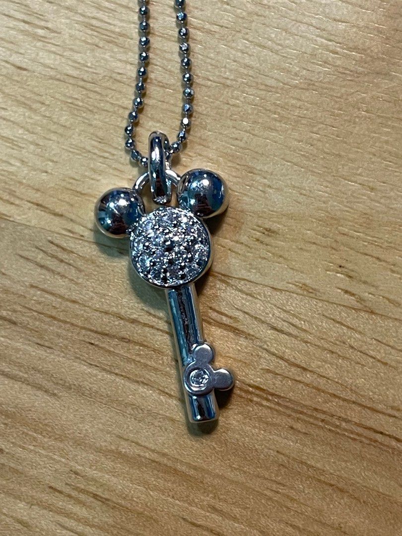 Mickey mouse sales key necklace