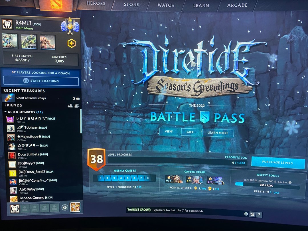 Dota 2 Divine Account, Video Gaming, Video Games, Others on Carousell