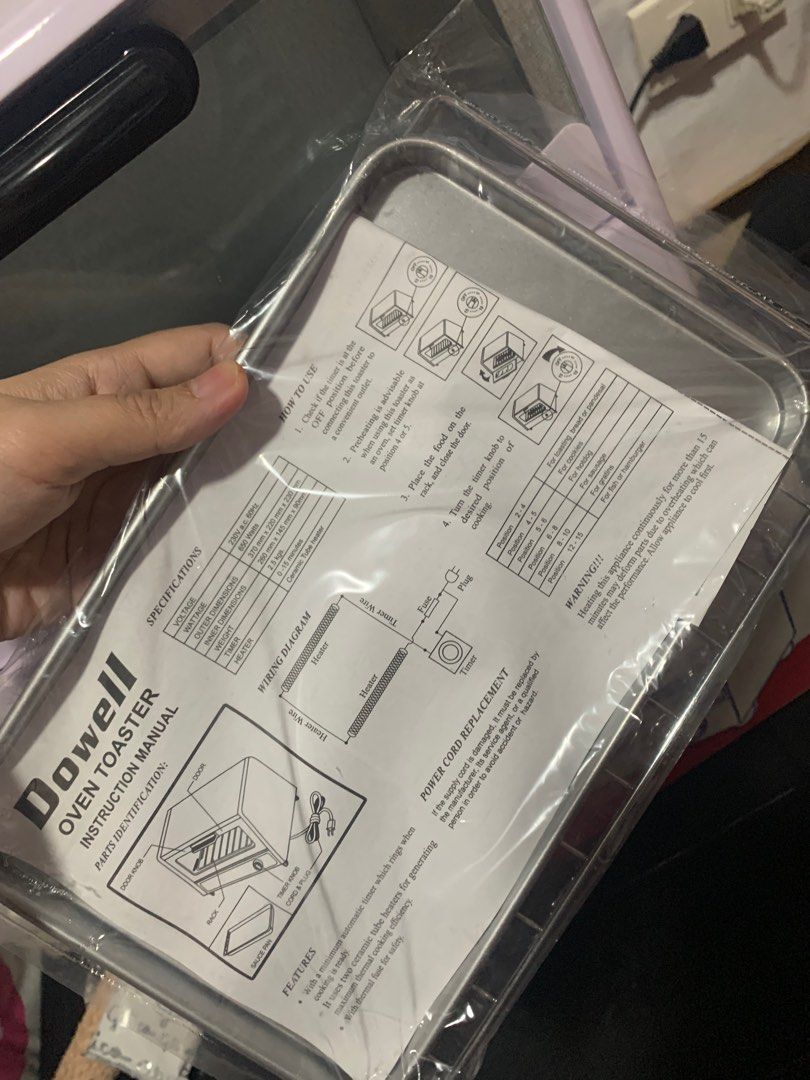 Dowell Oven Toaster DOT618, TV & Home Appliances, Kitchen Appliances