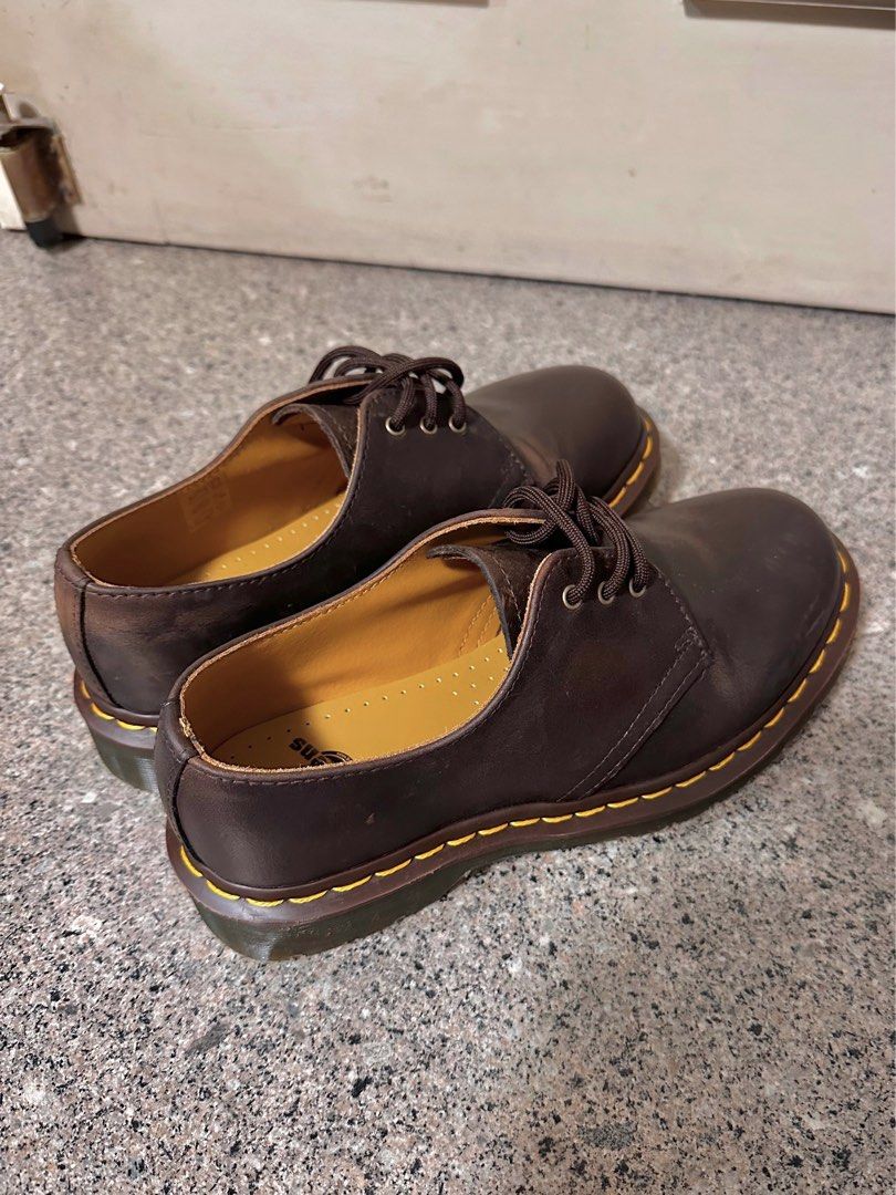 Dr Martens 1461 CRAZY HORSE LEATHER OXFORD SHOES Women s Fashion